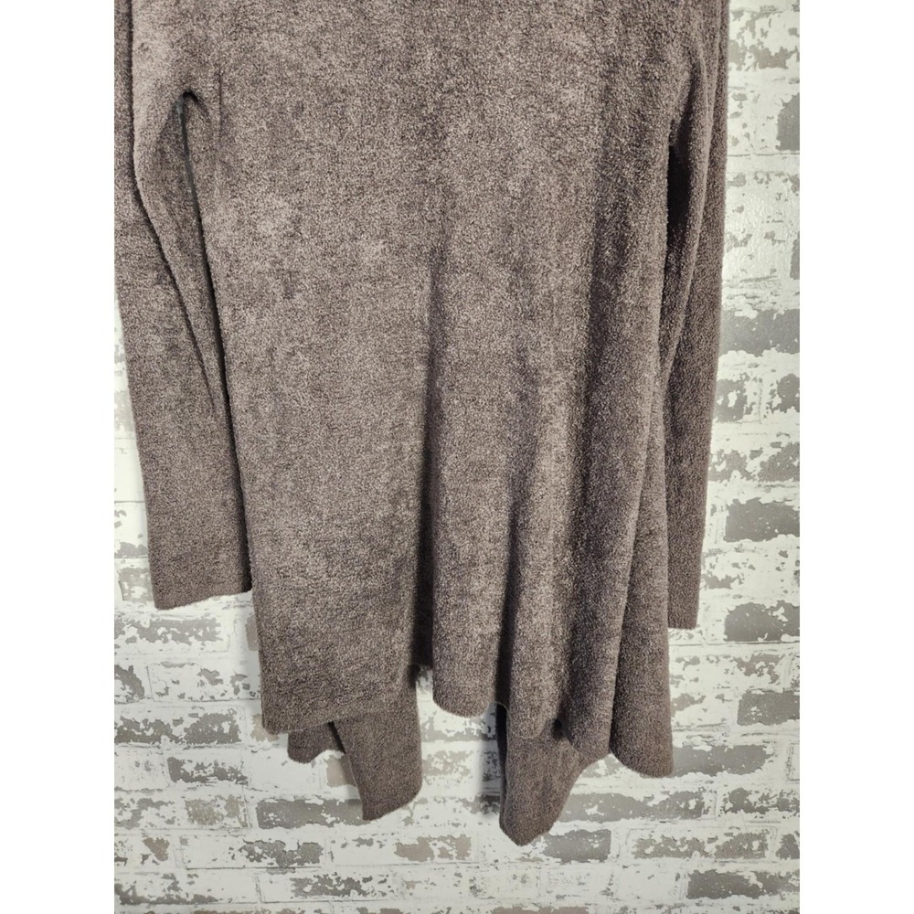Barefoot Dreams Cardigan Womens S/M Brown CozyChic Lite Open Front Wrap Lounge - Picture 10 of 16